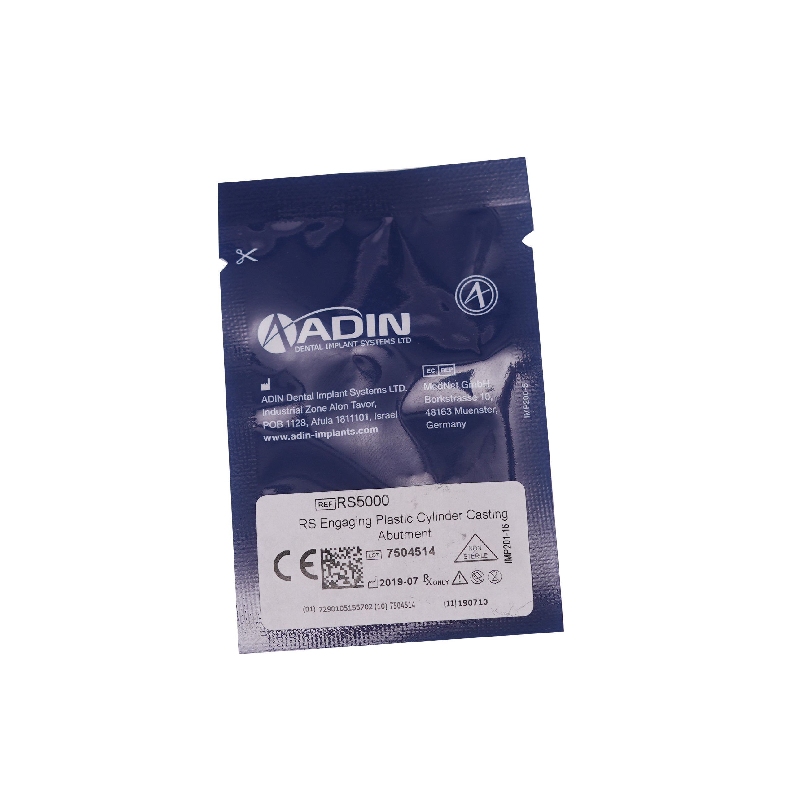 Adin RS Angled Titanium Abutment 15 Degree